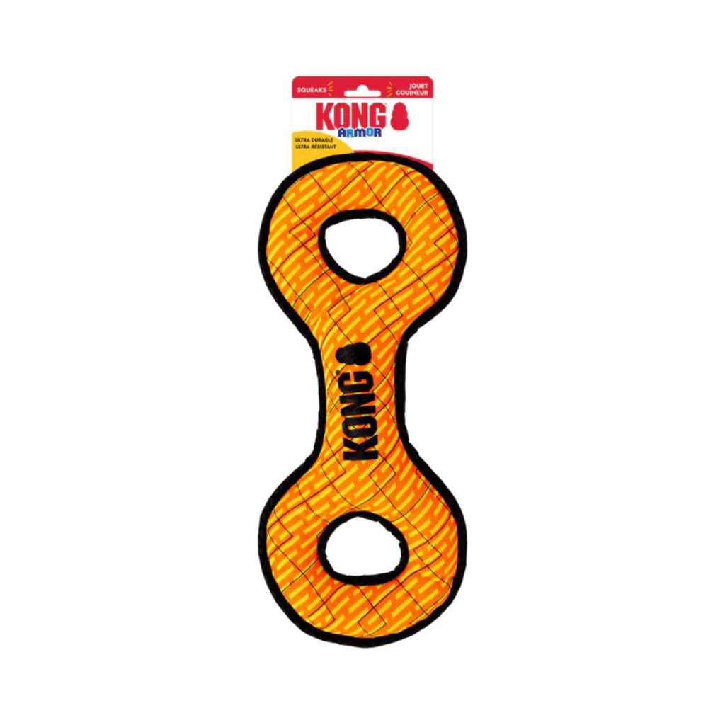 Kong Armor Double Tug Assorted Grande - Brinquedo Reforçado Para Cães