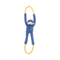 ZippyPaws RopeTugz Macaco Azul com Amarelo