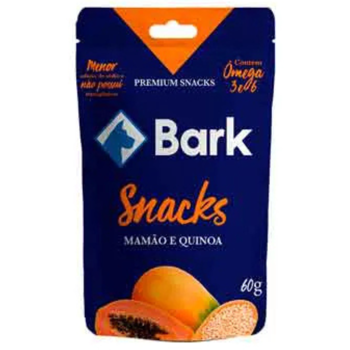 Snack para Cães Bark Sabor Mamão e Quinoa