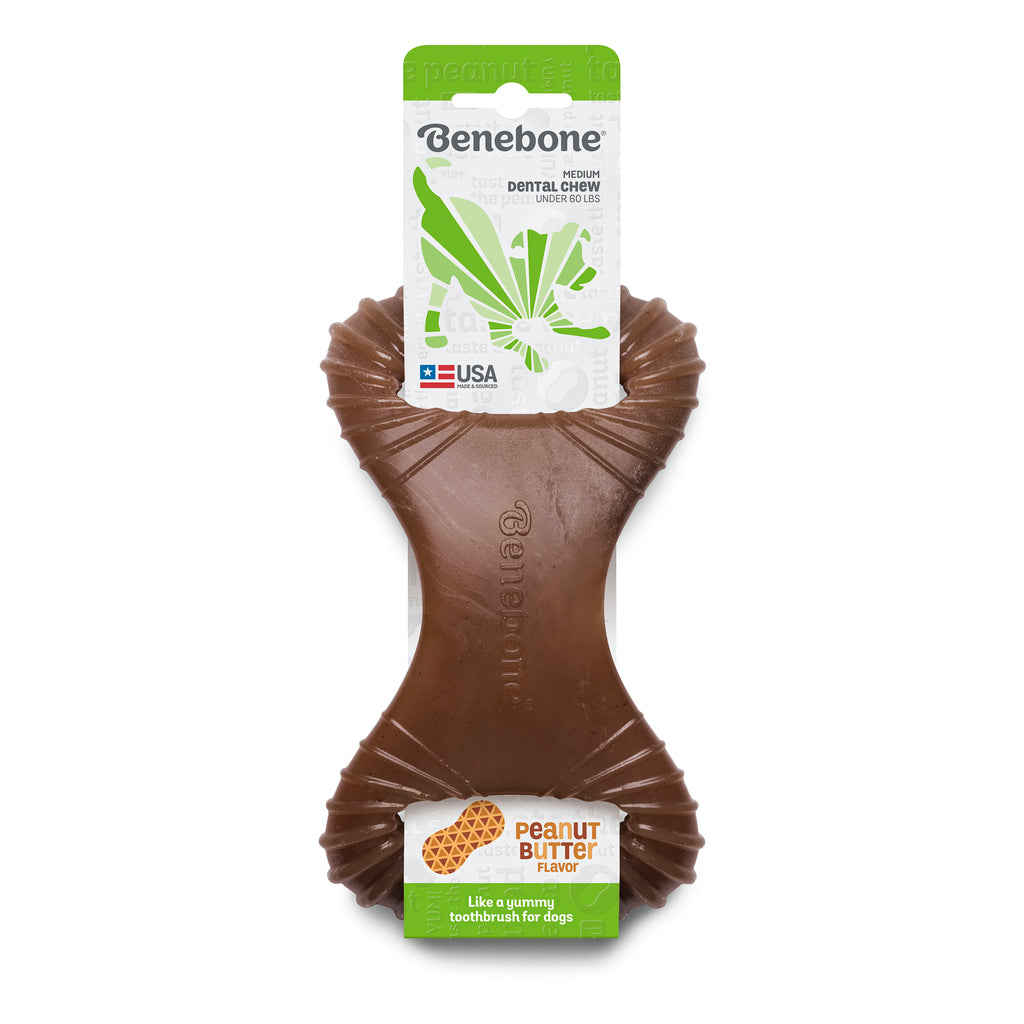 Benebone Dental Chew Pasta de Amendoim - Mordedor para cachorro