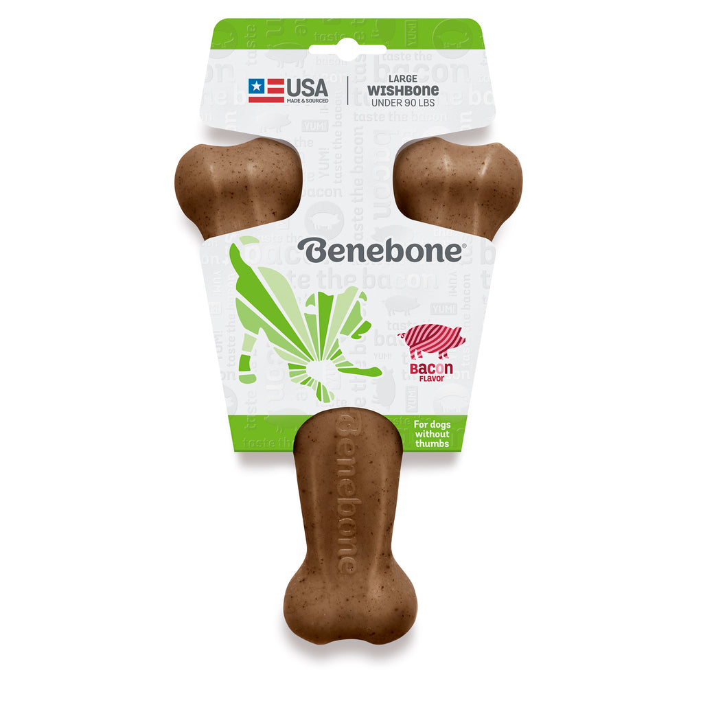 Benebone Wishbone Bacon - Mordedor para cachorro