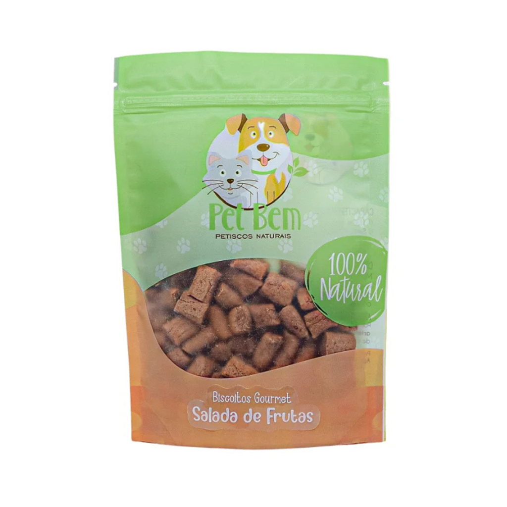 Petisco Natural Para Cães Pet Bem Salada de Frutas 120g