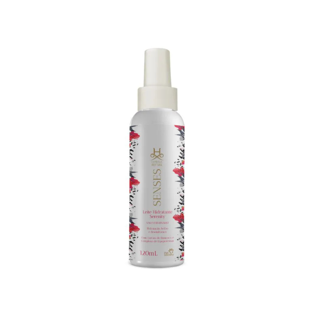 Leite Hidratante Hydra Pet Spa Senses Serenity Para Cães e Gatos 120ml