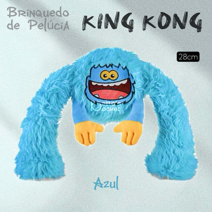 PETTA Q Monster Pelúcia King Kong Super Braços Pelúcia Para Cães