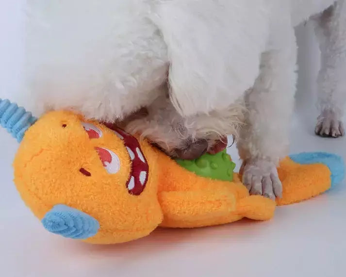 PETTA Q Monster Monstro Faminto Pelúcia Para Cães