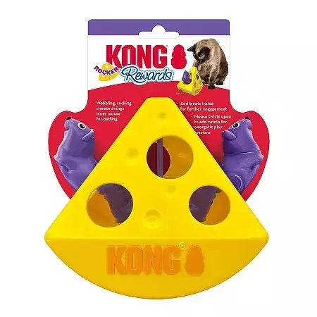 Kong Rewards Rocker Cheese Brinquedo Para Gatos