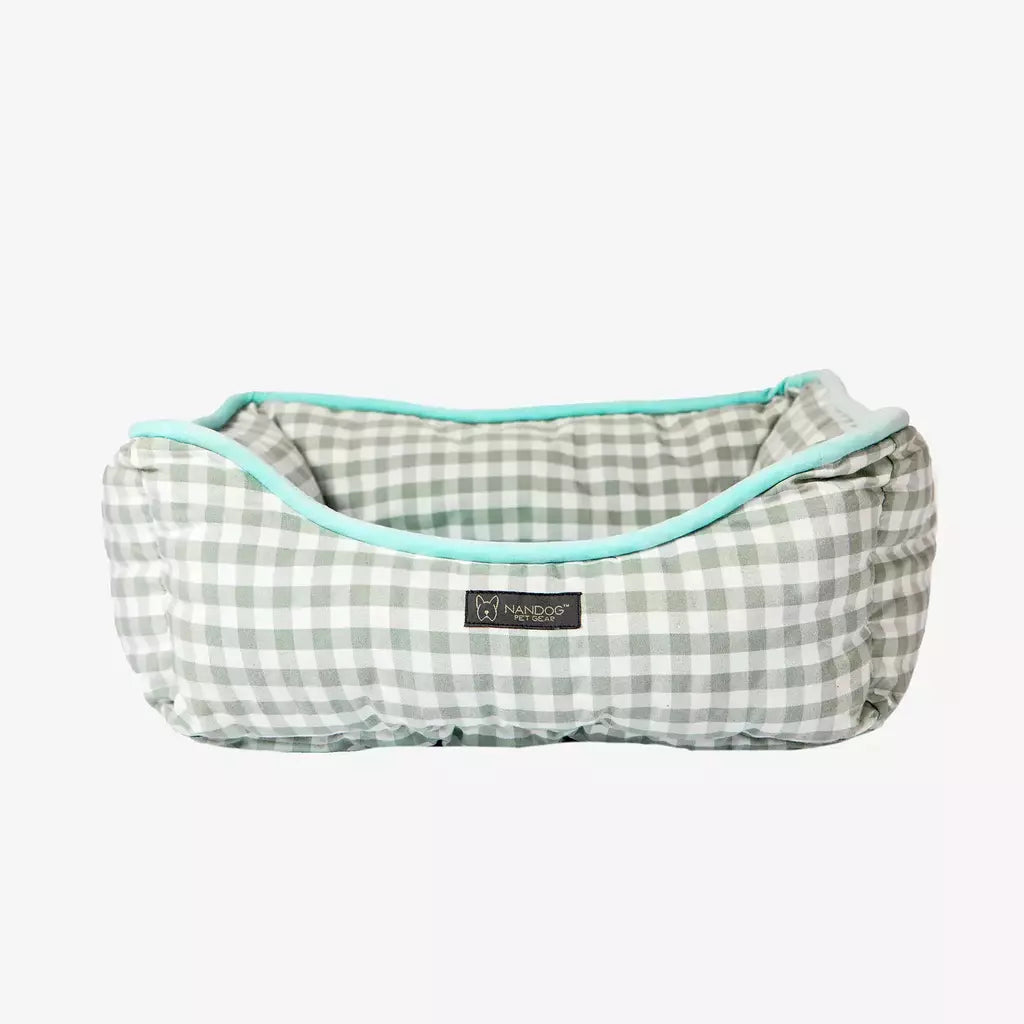 NanDog Pet Gear Cama Reversivel Xadrez