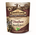 Carnilove Pouch Alimento úmido Para Cães de Cervo com Folhas de Morango 300g