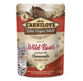 Carnilove Pouch Alimento úmido para gatos de Javali e Camomila 85g