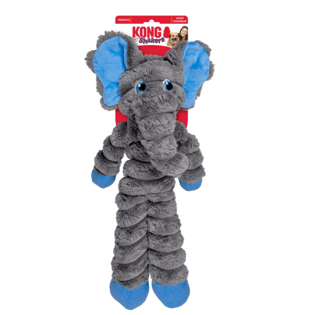 Kong Crumples Shakers Elefante- Brinquedo para cachorro