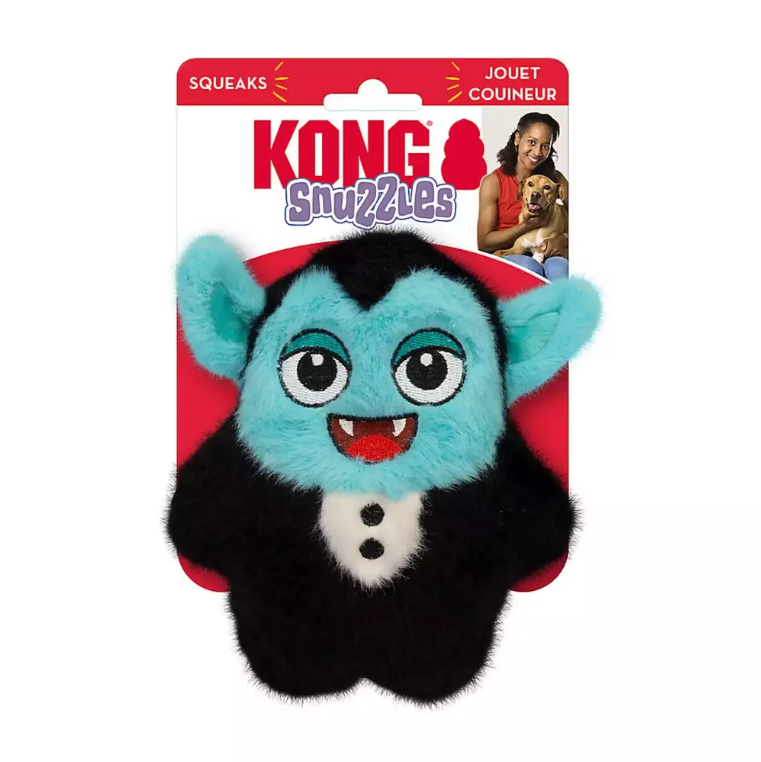 Kong Snuzzles Halloween Vampiro Pelúcia Pequena para Cachorros