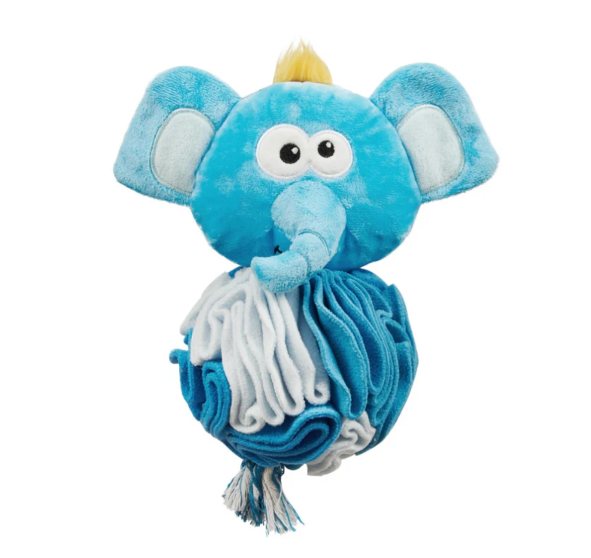 Outward Hound Stuff N'Snuffle Pelucia Interativa de Elefante para cachorros