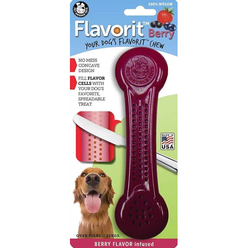 Pet Qwerks Flavorit Mastigação de Nylon Com Infusão de Frutas Vermelhas