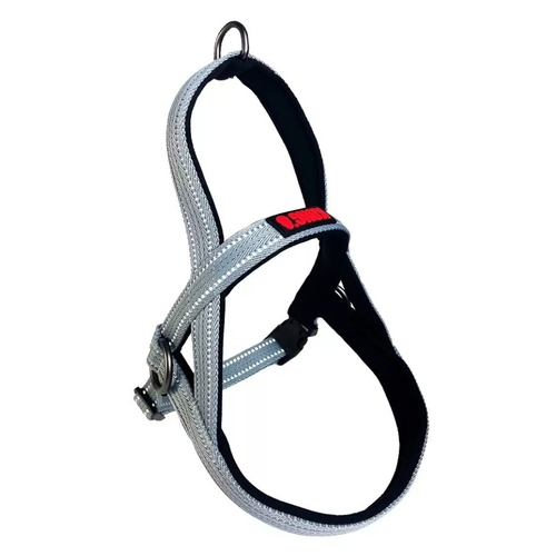 Peitoral Kong Norwegian Harness Cinza Para cachorro