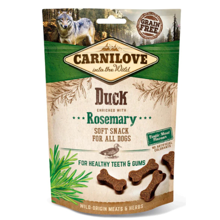 Carnilove Soft Snack Para Cachorro Pato com Alecrim 200g