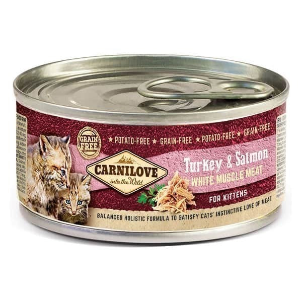 Carnilove Gatos Alimento em Lata Peru e Salmão 100g