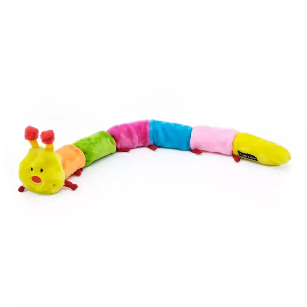 Deluxe Caterpillar Zippy Paws Pelucia para Cachorro