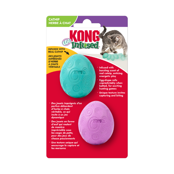 Kong Infused Catnip Egg 2 Peças