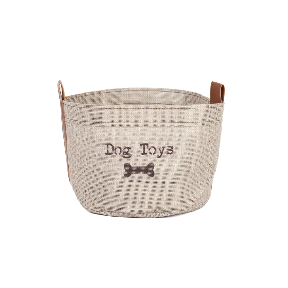 Cesto de Telinha Dog Toys Bege - Maison Mascote