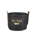 Cesto de Telinha Cat Toys Preto - Maison Mascote