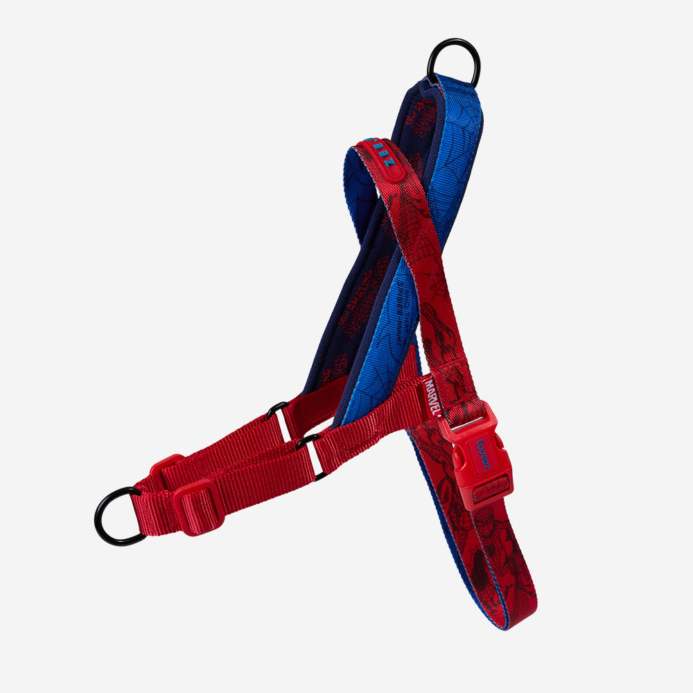 Peitoral Para Cachorros Zee Dog Softer Walk Antipuxão Marvel Homem-Aranha