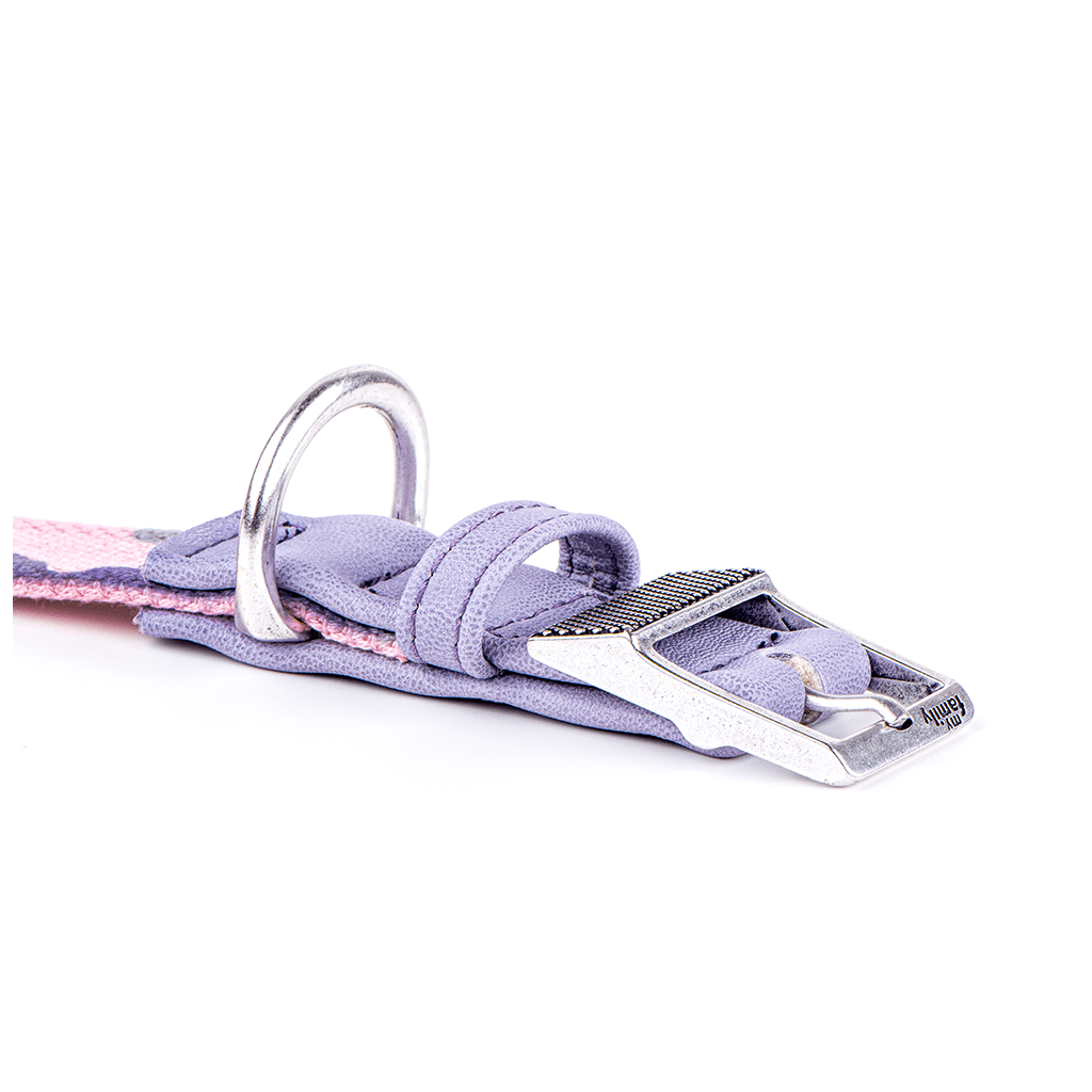 Coleira Para Cachorro MyFamily West Point Camouflage Rosa