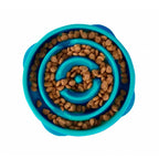 Outward Hound Fun Feeder - Comedouro Lento Azul M