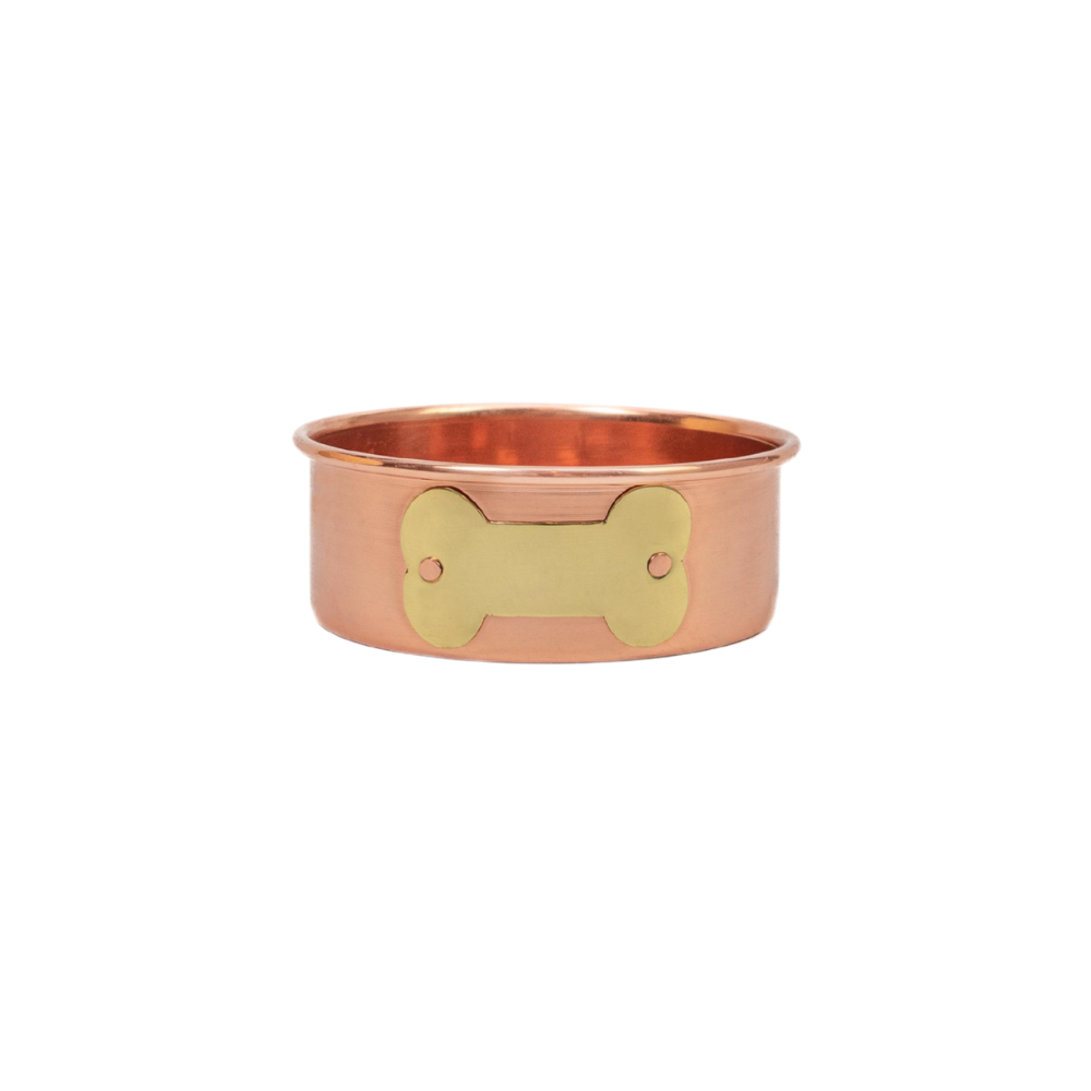 Comedouro Osso Cobre P - Maison Mascote