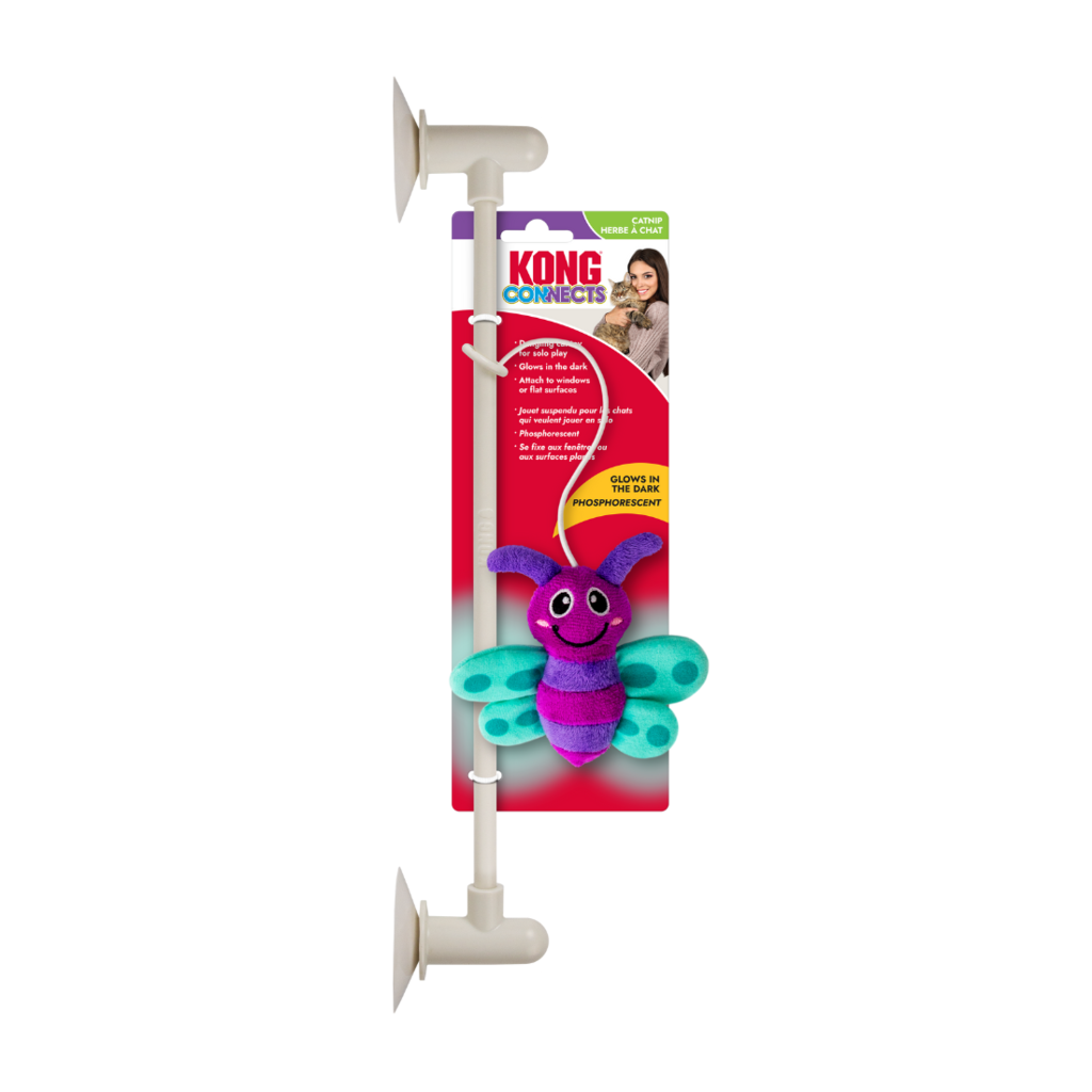 Kong Connects Glow Firefly - Brinquedo Interativo Para Gatos