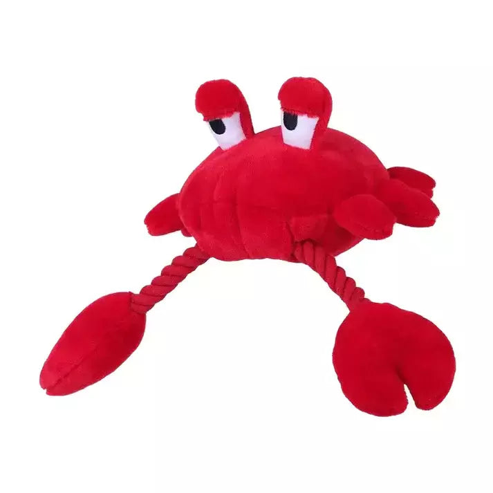 Pelucia Para Cães PETTA - Qmonster Cabo de Guerra Sr Caranguejo