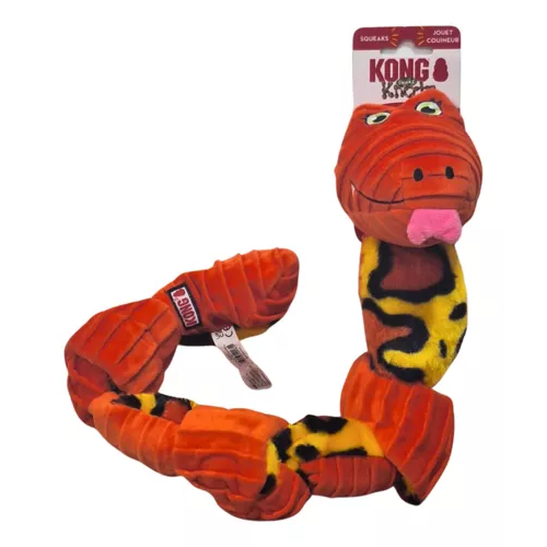 Kong Knots Snake Assorted Médio/Grande Laranja