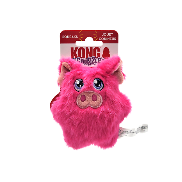 Kong Snuzzles Mini Pig Pelucia Para Cachorro Com Apito