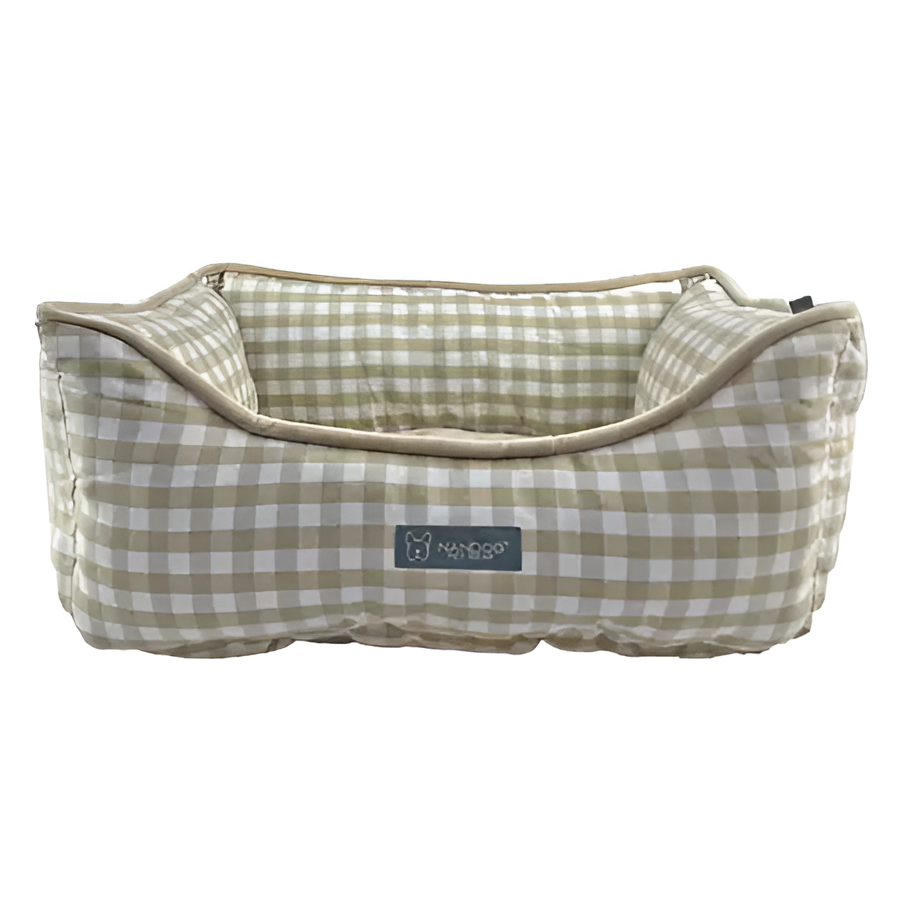 NanDog Pet Gear Cama Reversivel Xadrez