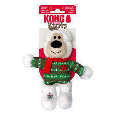 KONG Holiday Wild Knots Bear – Pequeno/Médio