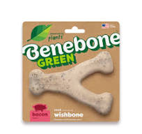 Benebone Green Wishbone - Mordedor para Cachorro Sabor Bacon