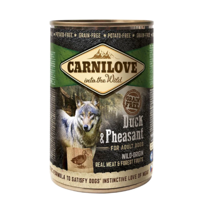Carnilove Alimento úmido Para Cães Grain-Free de Pato e Faisão 400g