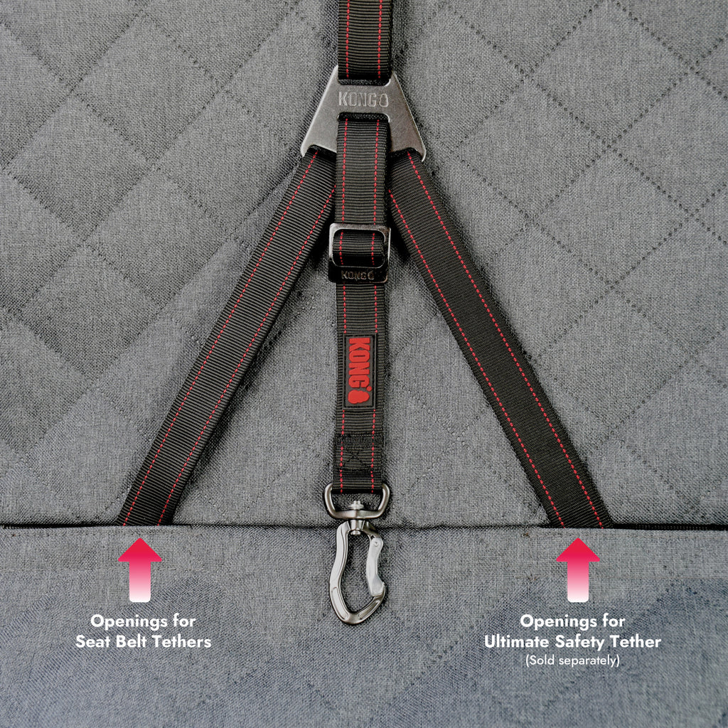 KONG Travel 2 em 1  Capa Protetora e Rede XL Ideal para carros grandes