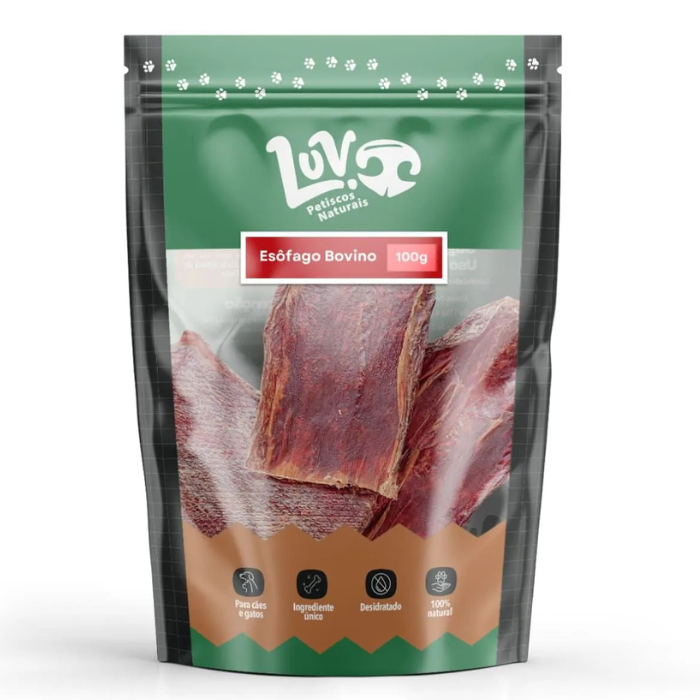 Esôfago Bovino Luv 100g