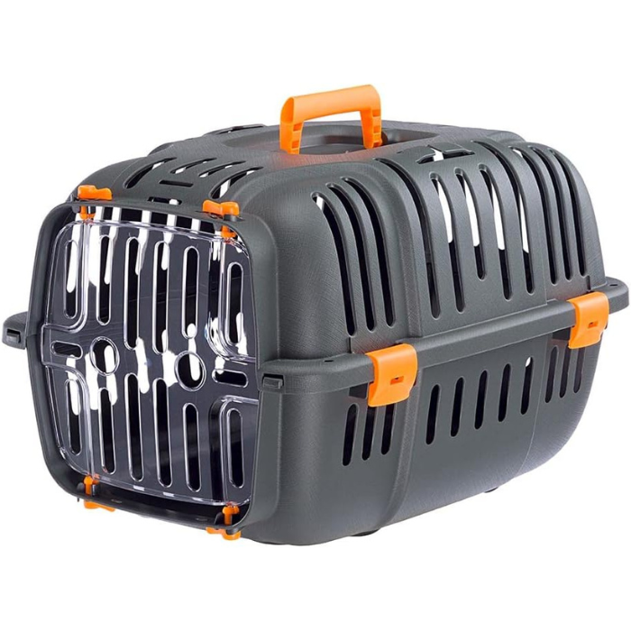 Caixa de Transporte Ferplast Jet 10/20 Laranja