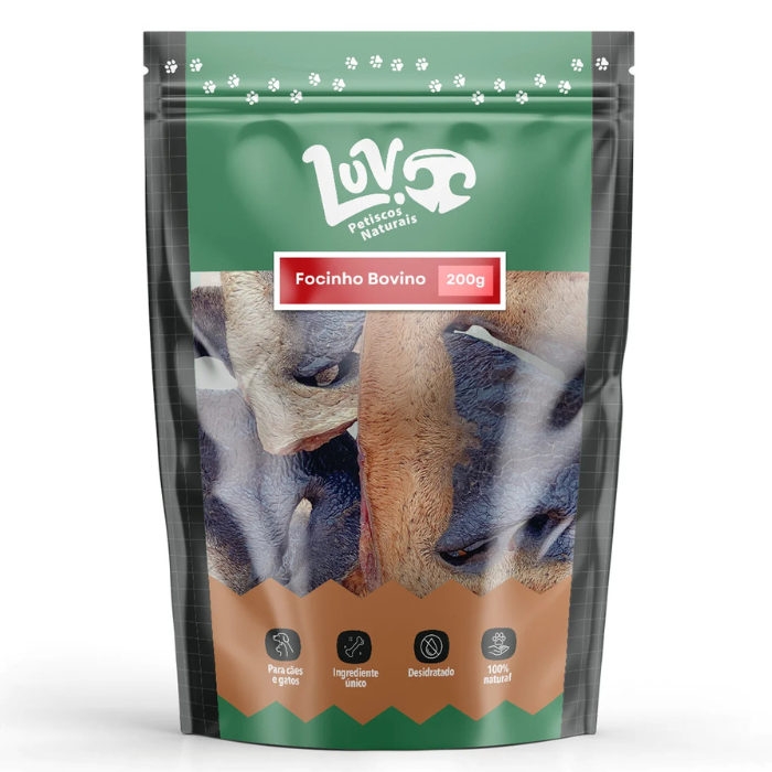Focinho Bovino Luv 200g