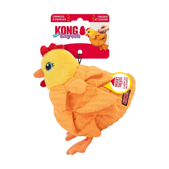 Kong Layerz Forage Hen Galinha Médio