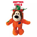 Kong Wild Knots Halloween Ursinho Abóbora Pelúcia Média para cachorros