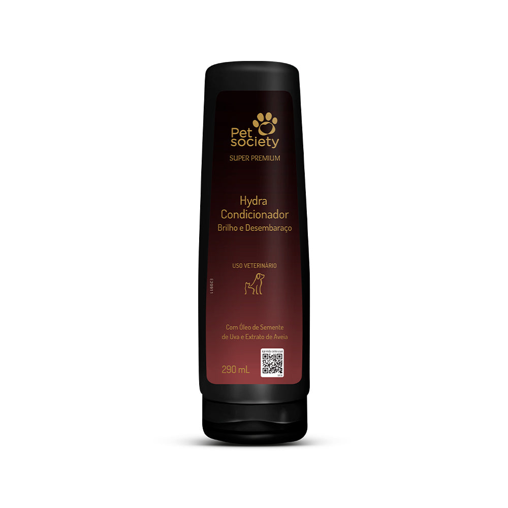 Condicionador Pet Society Hydra Brilho e Desembaraço para Cães e Gatos 290ml
