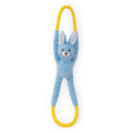 RopeTugz Coelho Zippy Paws - Pelúcia Cabo de Guerra para cachorro