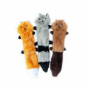 Skinny Peltz Squeaky Plush Dog Toy Pack 3 Unidades Pequeno