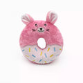 Donutz Buddies Coelho Squeaky Plush Dog - Brinquedo para cachorro