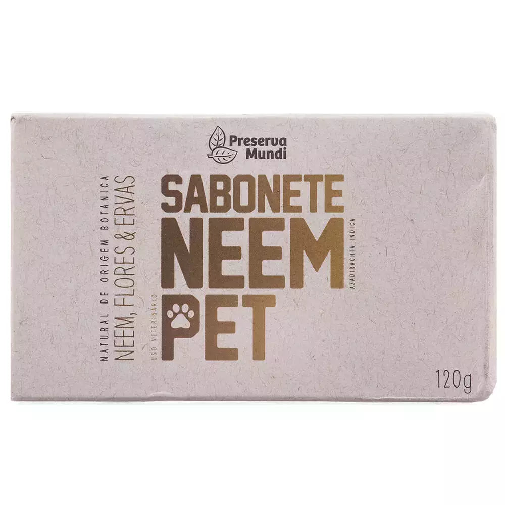Sabonete Natural Neem Pet 120g - Preserva Mundi