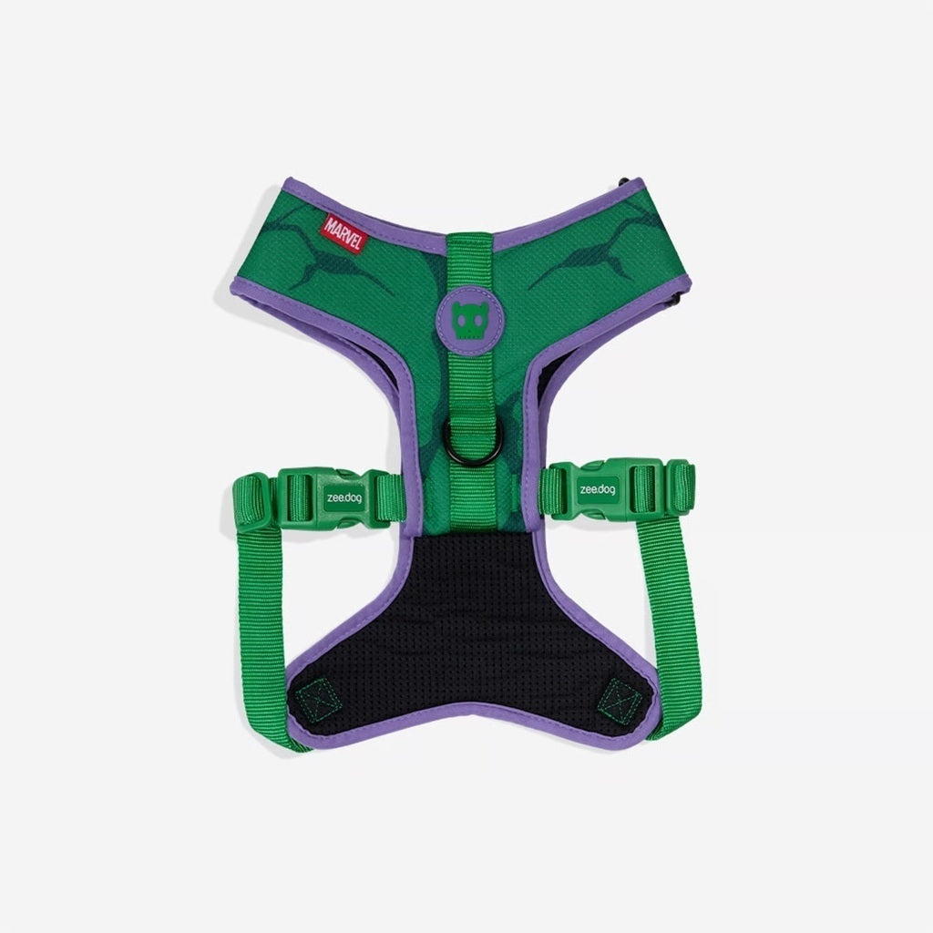 Zee Dog Peitoral Air Mesh ajustável Hulk para cães