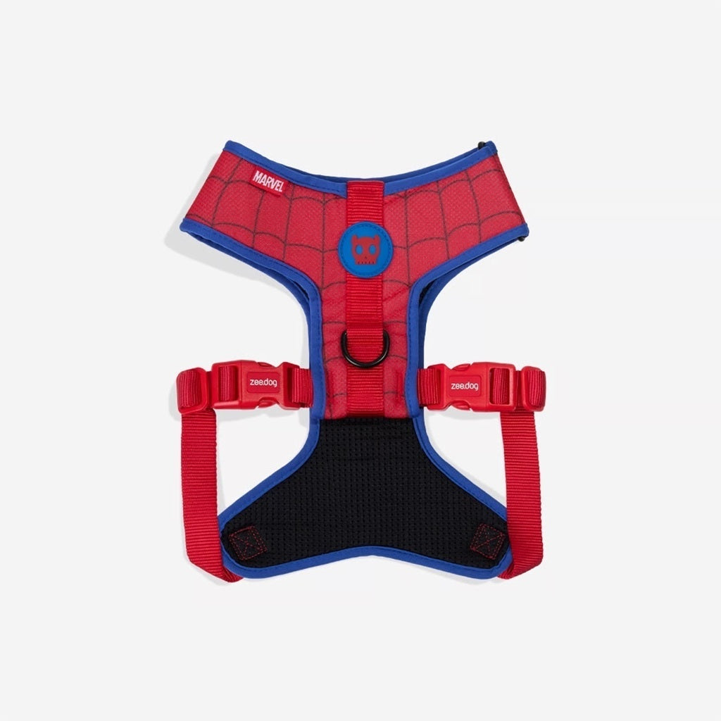 Zee Dog Peitoral Air Mesh ajustável Homem Aranha para cães