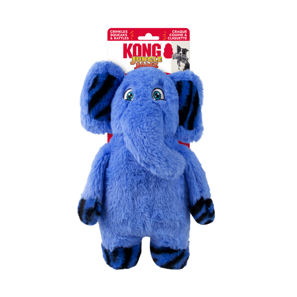 Kong Jungle Jamz Elephant MD/LG - Elefante de Pelúcia Para Cães